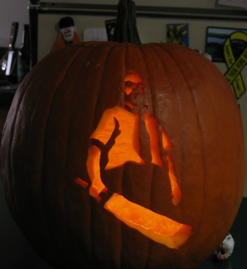 shaun of the dea pumpkin