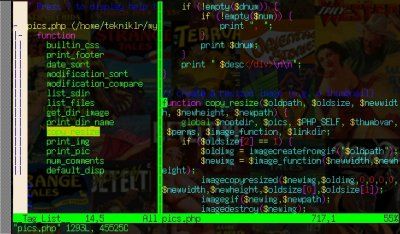Vim - taglist