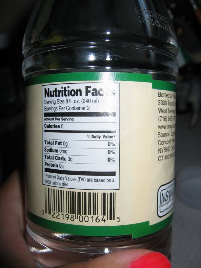 water with carbs?!
